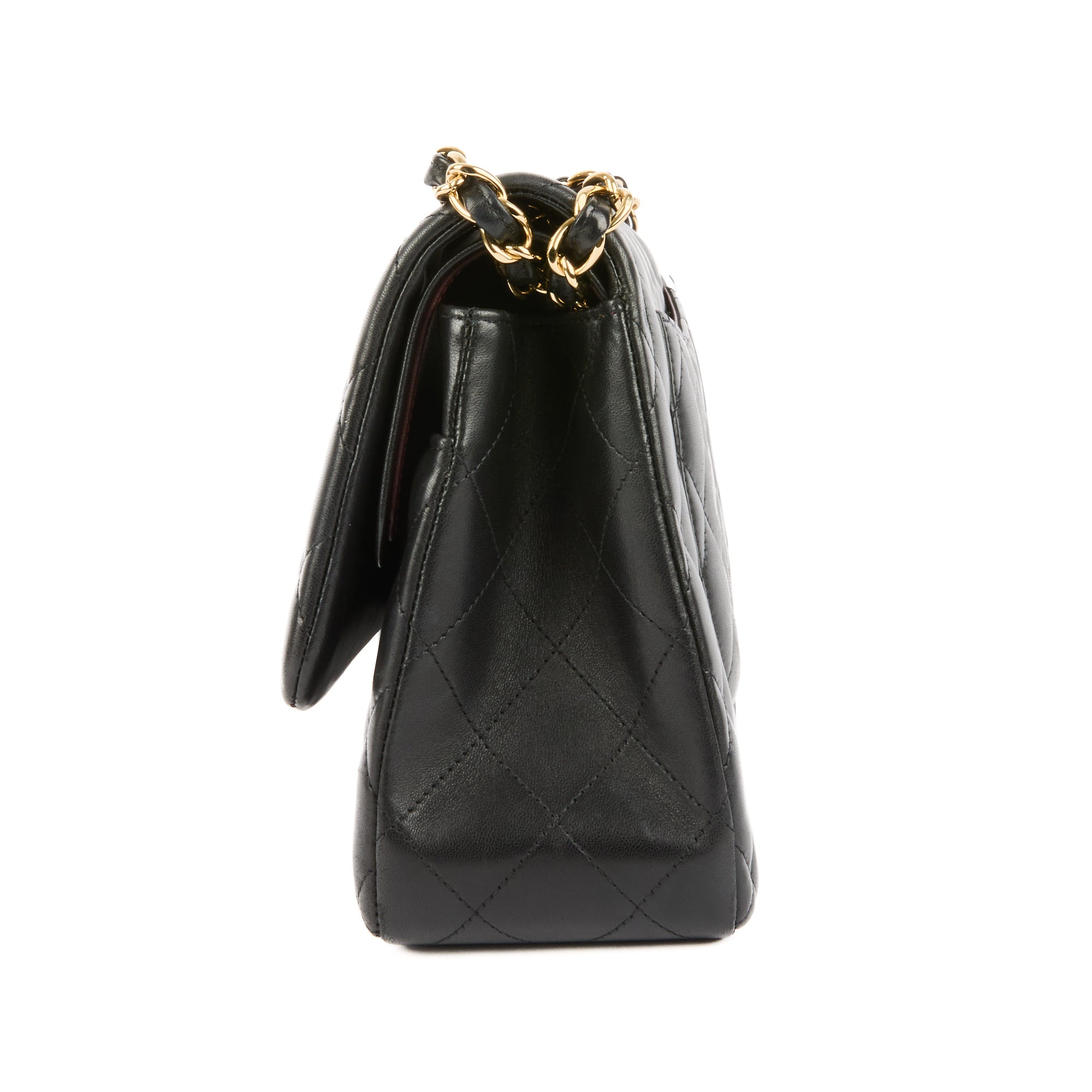 CHANEL - Sac bandoulière Jumbo Timeless classique cuir noir - Handbag