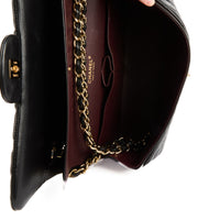 CHANEL - Sac bandoulière Jumbo Timeless classique cuir noir - Handbag