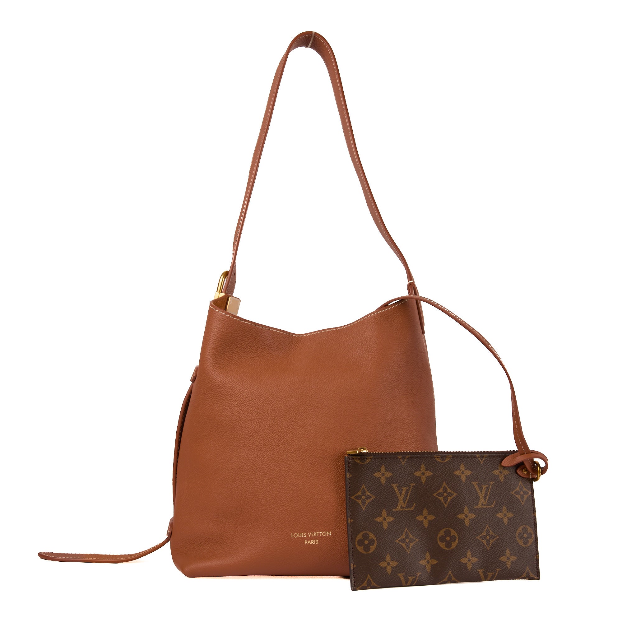LOUIS VUITTON - Low Key Hobo shoulder bag in brown bull calf leather - Handbag
