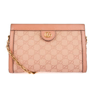GUCCI - Sac bandoulière Ophidia toile GG Guccissima rose - Handbag