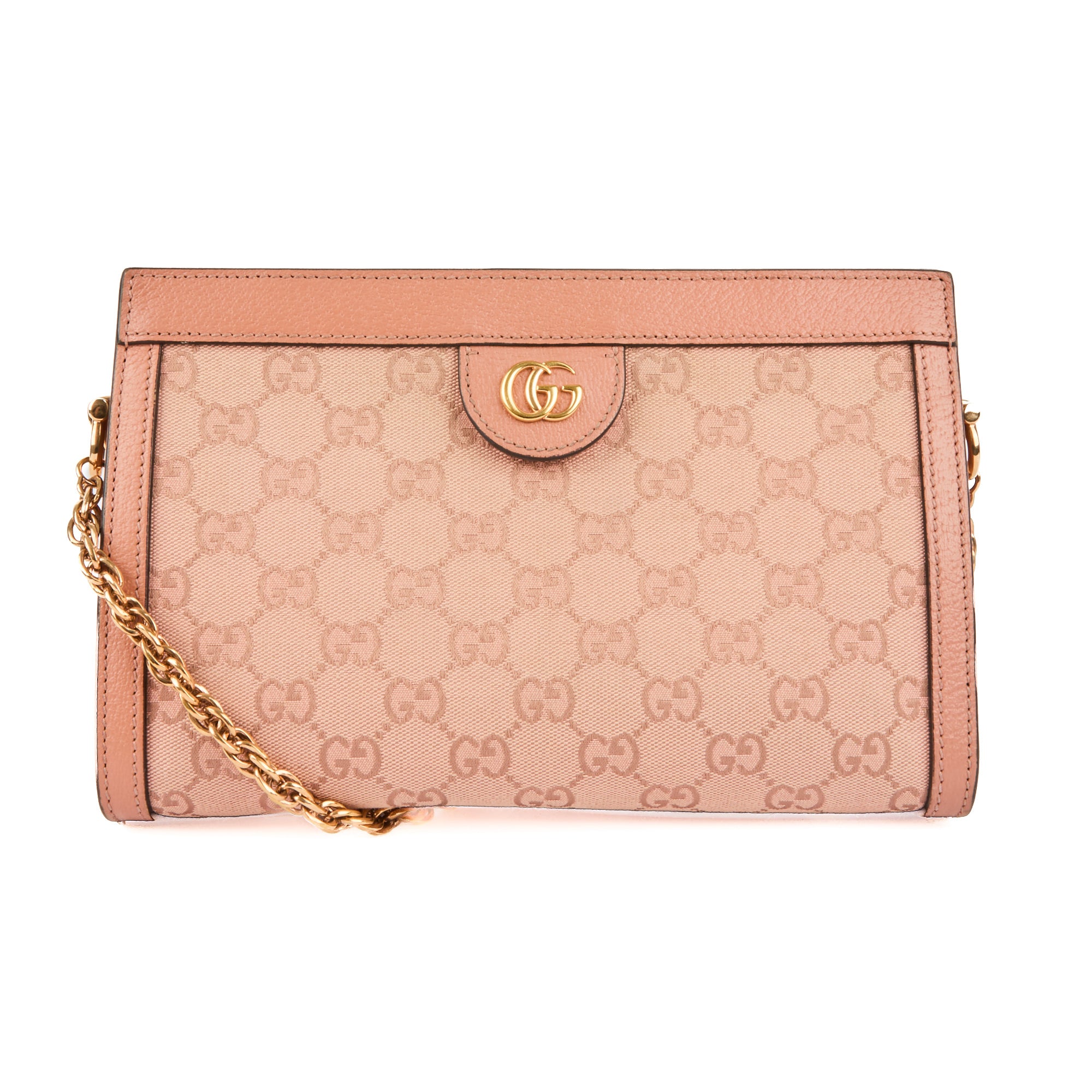 GUCCI - Sac bandoulière Ophidia toile GG Guccissima rose - Handbag