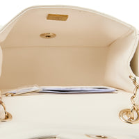 CHANEL - Sac bandoulière Mini Timeless Chocolate Bar cuir blanc - Handbag