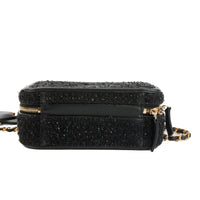 CHANEL - Vanity CC Logo handbag in black leather - Handbag 
