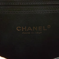 CHANEL - Vanity CC Logo handbag in black leather - Handbag 
