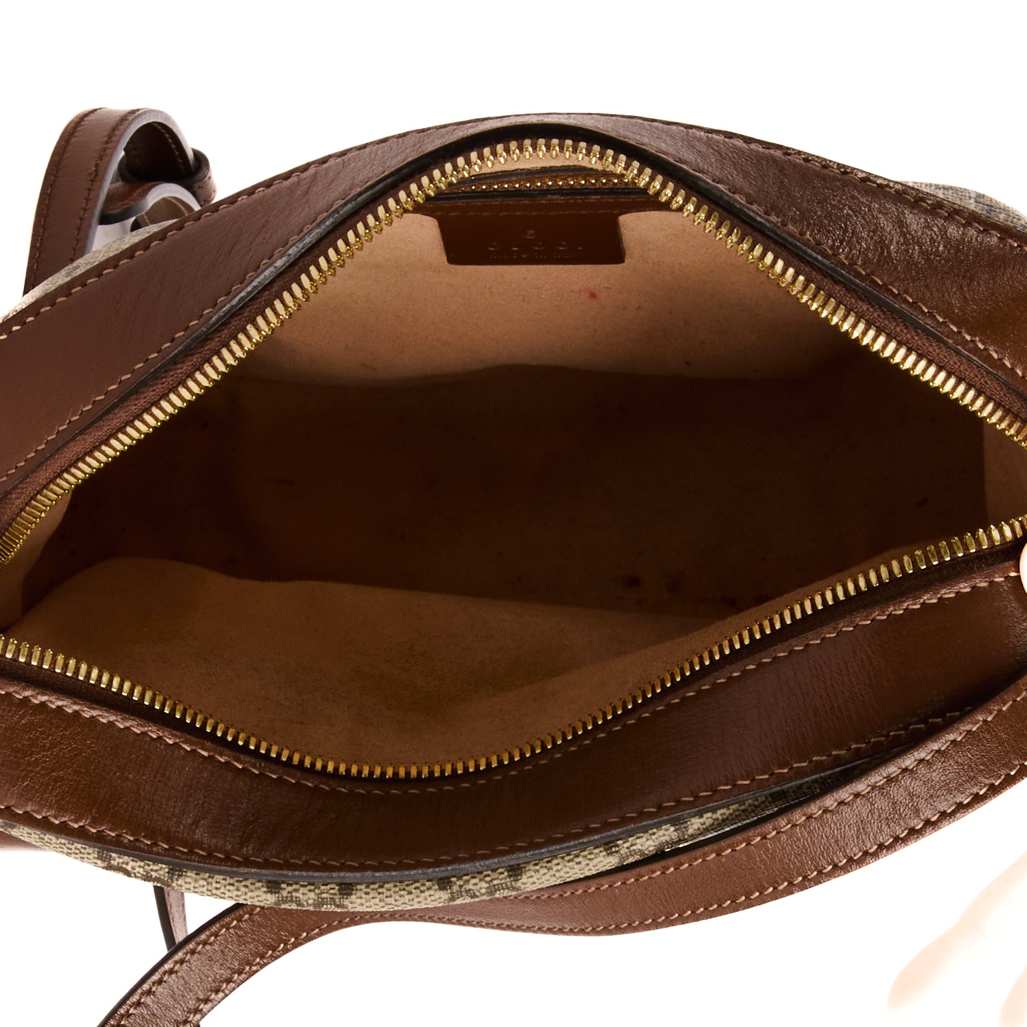 GUCCI - Small 1955 Horsebit shoulder bag in GG canvas - Handbag