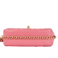 CHANEL - Sac bandoulière dynasty flap cuir rose - Handbag