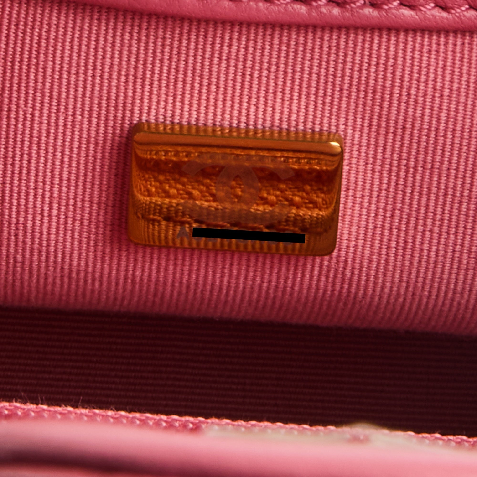 CHANEL - Sac bandoulière dynasty flap cuir rose - Handbag