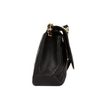 CHANEL - Classic Jumbo shoulder bag in black caviar leather - handbag