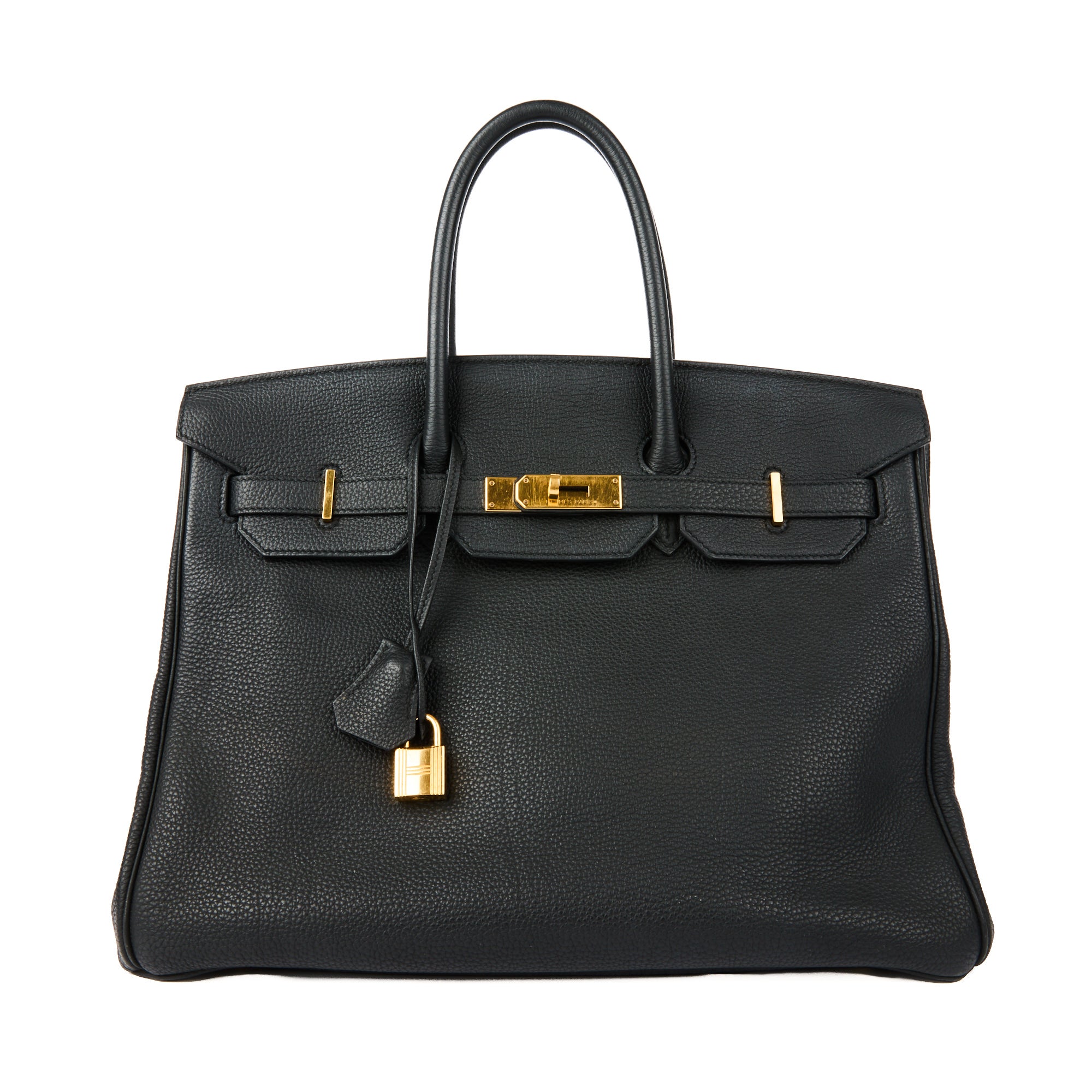 HERMES - Sac à main Birkin 35 cuir Togo noir - Handbag