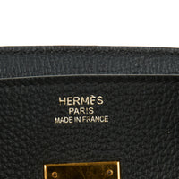 HERMES - Sac à main Birkin 35 cuir Togo noir - Handbag