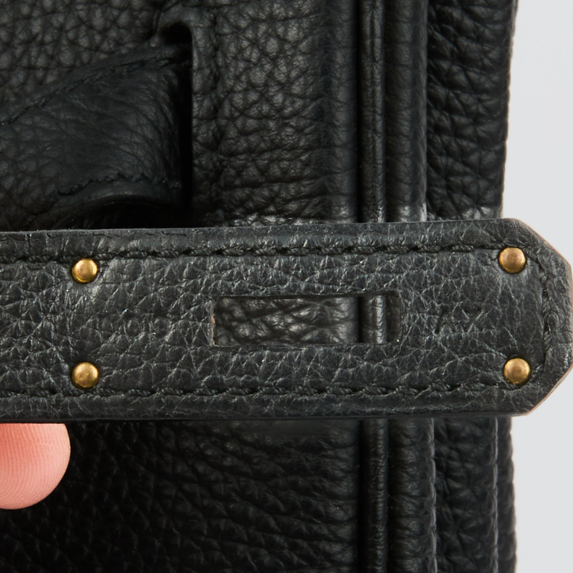 HERMES - Sac à main Birkin 35 cuir Togo noir - Handbag