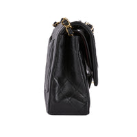 CHANEL - Classique Timeless black leather shoulder bag - Handbag