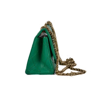 CHANEL - Sac bandoulière Mini 2.55 cuir vert - Handbag