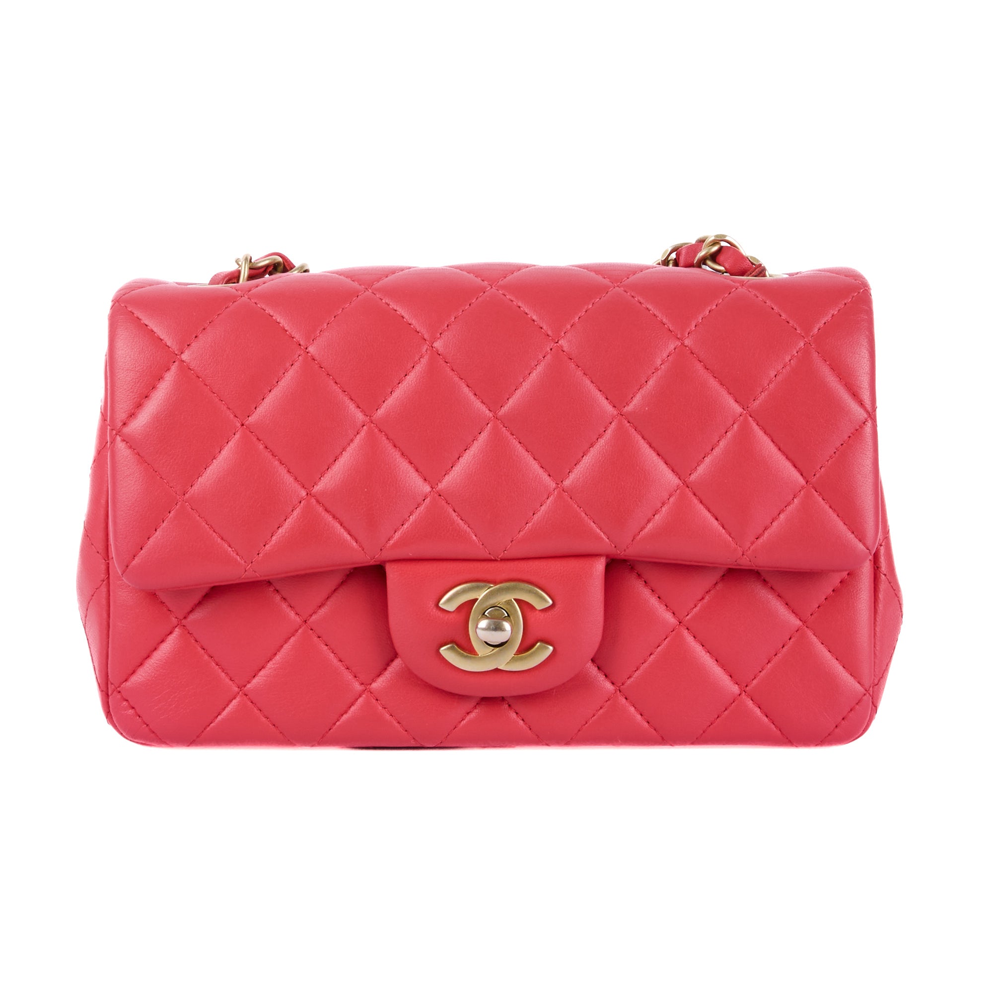 Chanel Mini Timeless Shoulder Bag Pink Leather – Authenticated pre-owned luxury bag from LuxSpace Paris