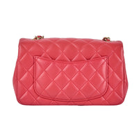 Chanel Mini Timeless Shoulder Bag Pink Leather – Authenticated pre-owned luxury bag from LuxSpace Paris