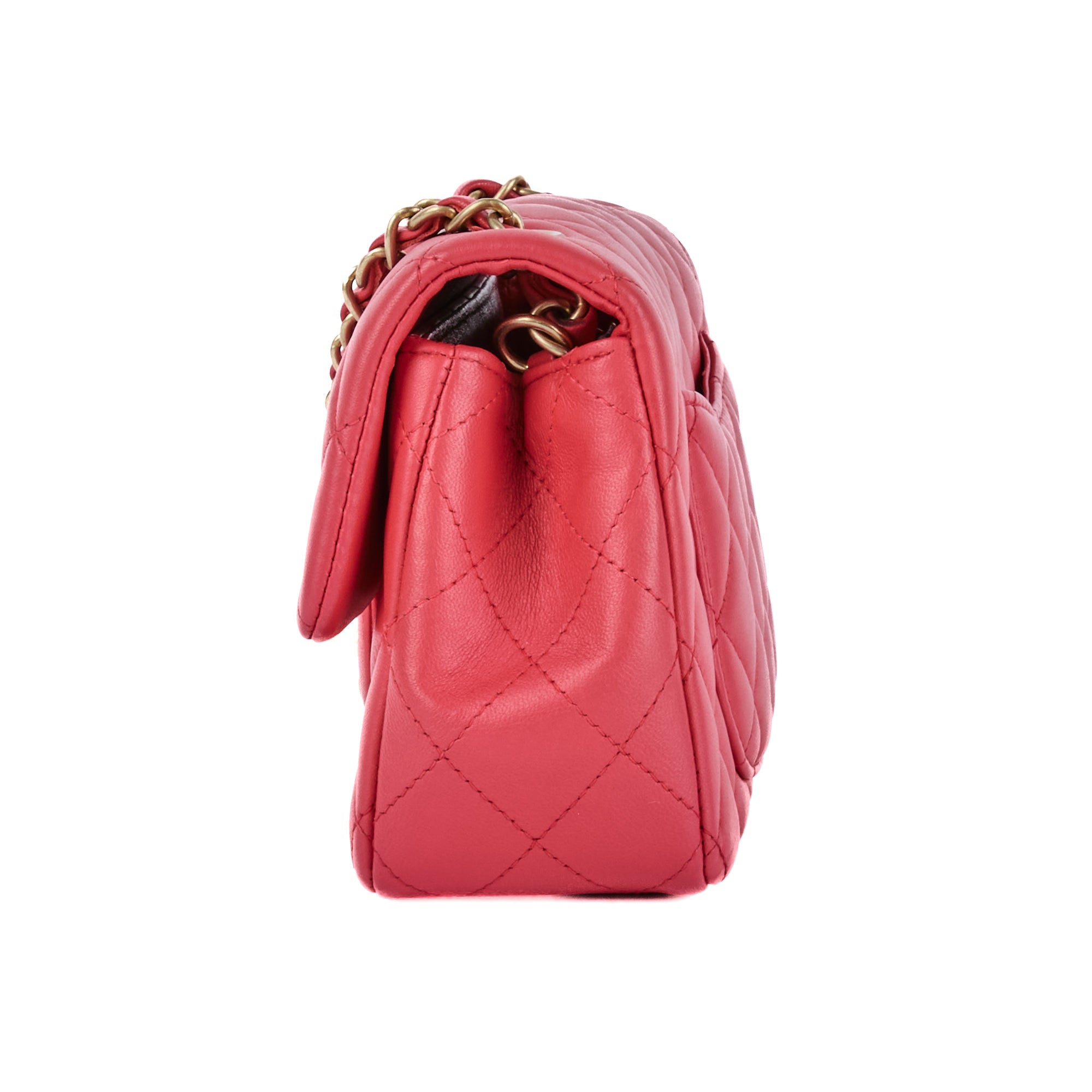 CHANEL - Mini Timeless pink leather shoulder bag