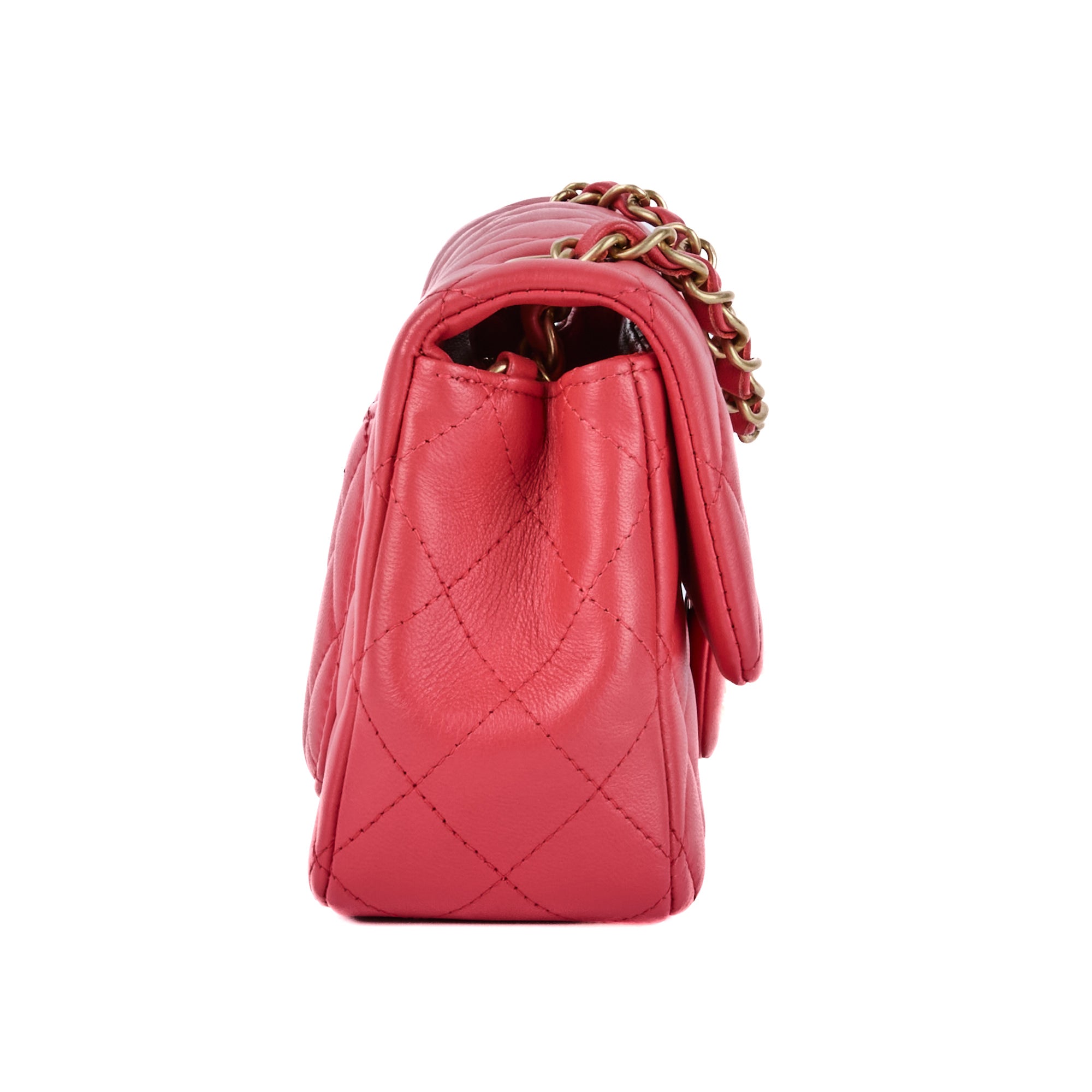 CHANEL - Mini Timeless pink leather shoulder bag