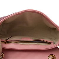 GUCCI - Sac bandoulière Marmont GG Diagonal cuir grain rouge - Handbag