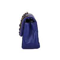 CHANEL Mini Timeless Chevron Blue Leather Bag – Authenticated Pre-Owned Luxury Bag from LuxSpace Paris