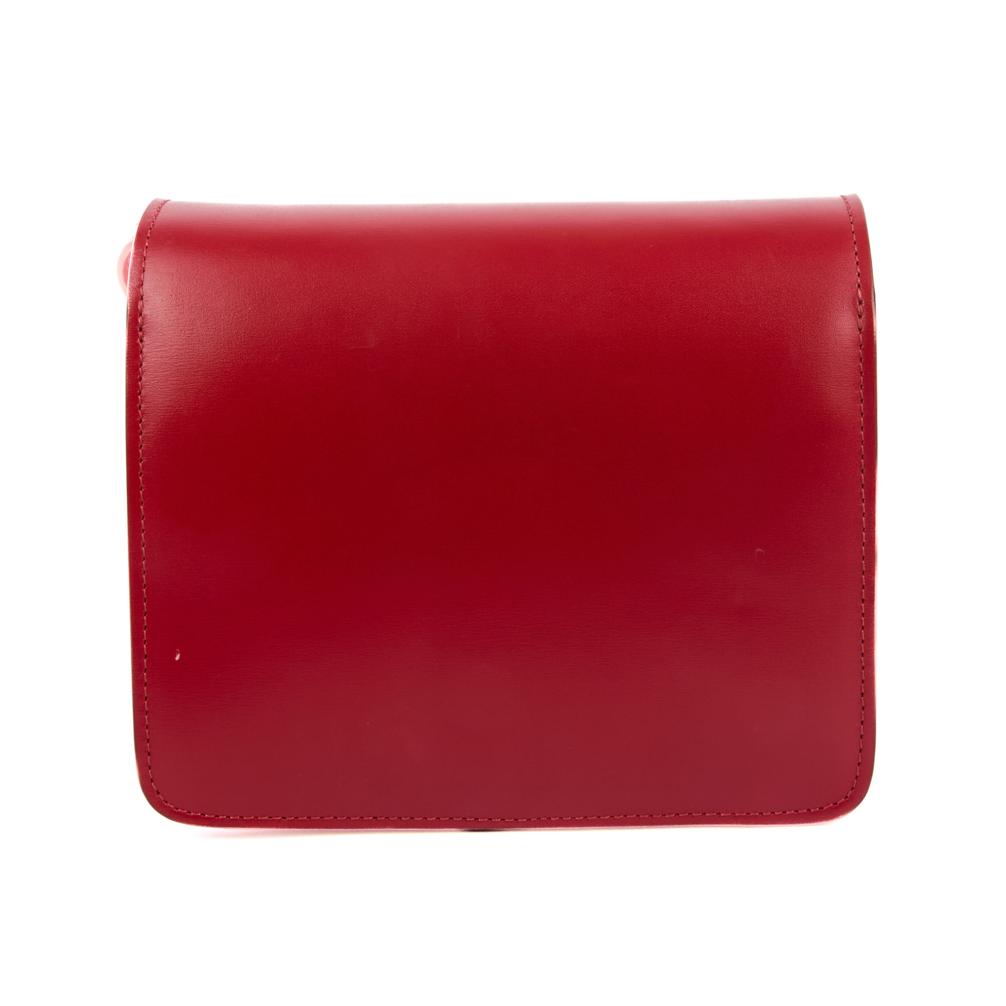 CELINE - Sac bandoulière Mini Box cuir rouge - Handbag