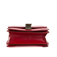 CELINE - Sac bandoulière Mini Box cuir rouge - Handbag