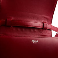 CELINE - Sac bandoulière Mini Box cuir rouge - Handbag