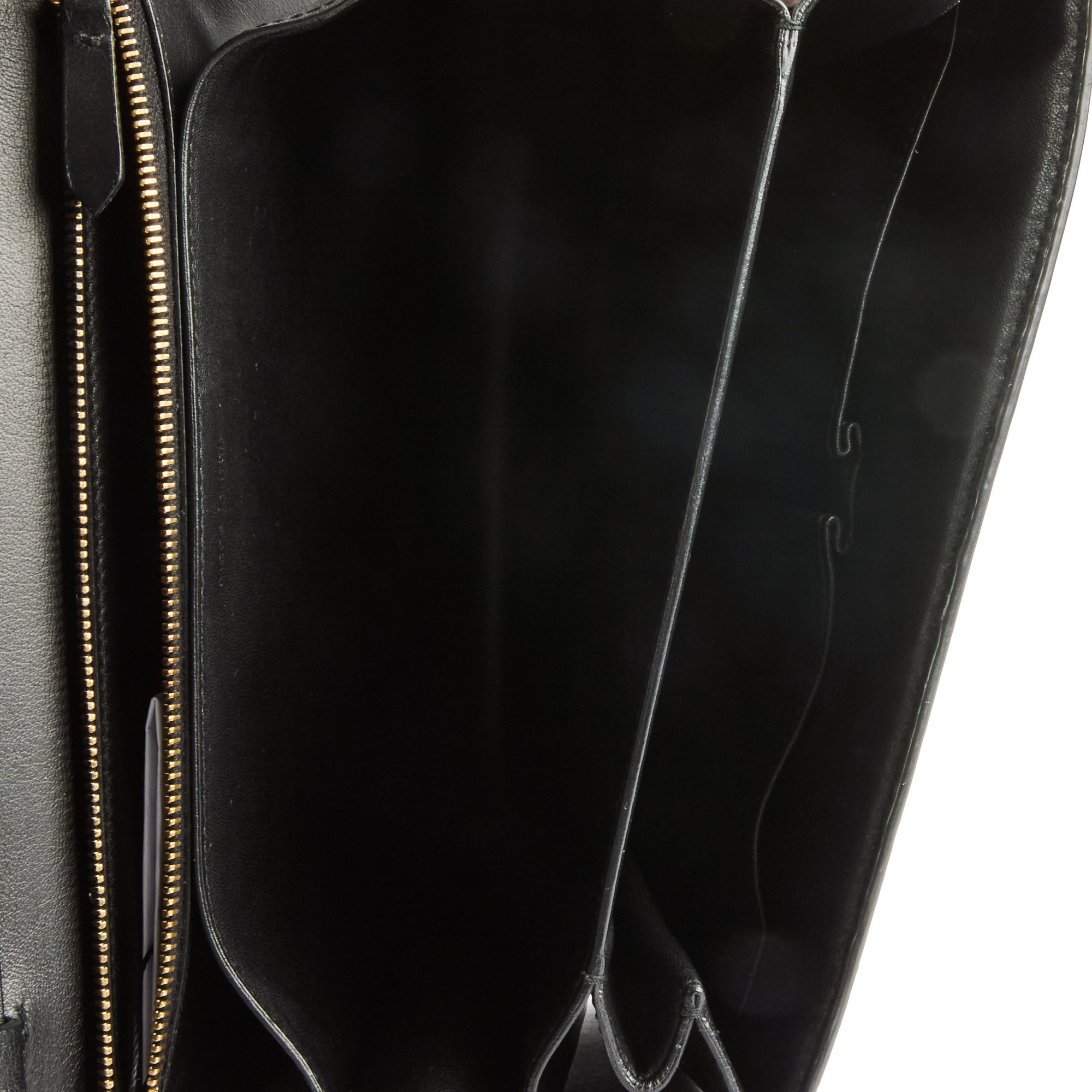 CELINE - Sac bandoulière Box cuir noir GM - Handbag