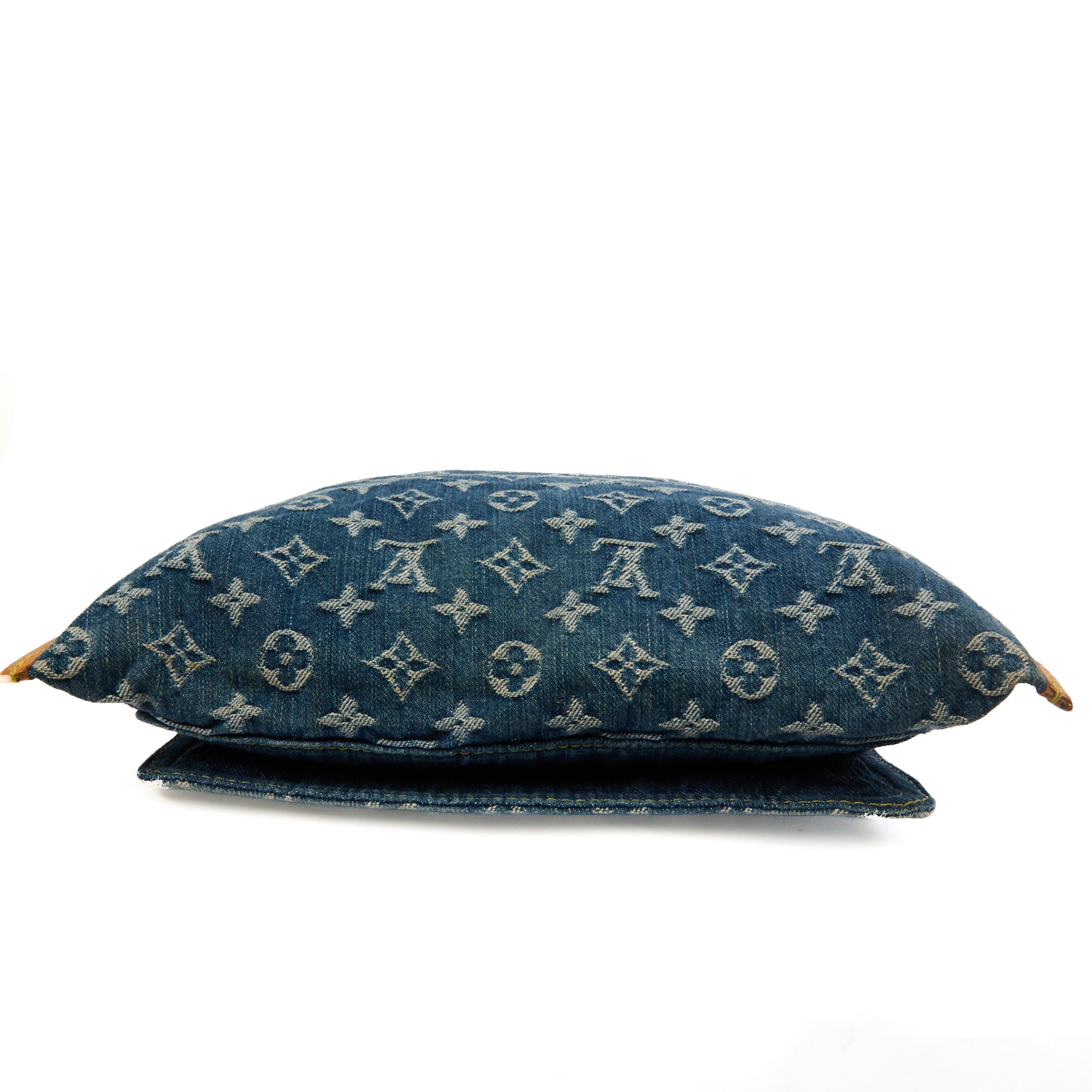 LOUIS VUITTON - Sac à main Plat monogram denim - Handbag