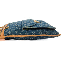 LOUIS VUITTON - Sac à main Plat monogram denim - Handbag