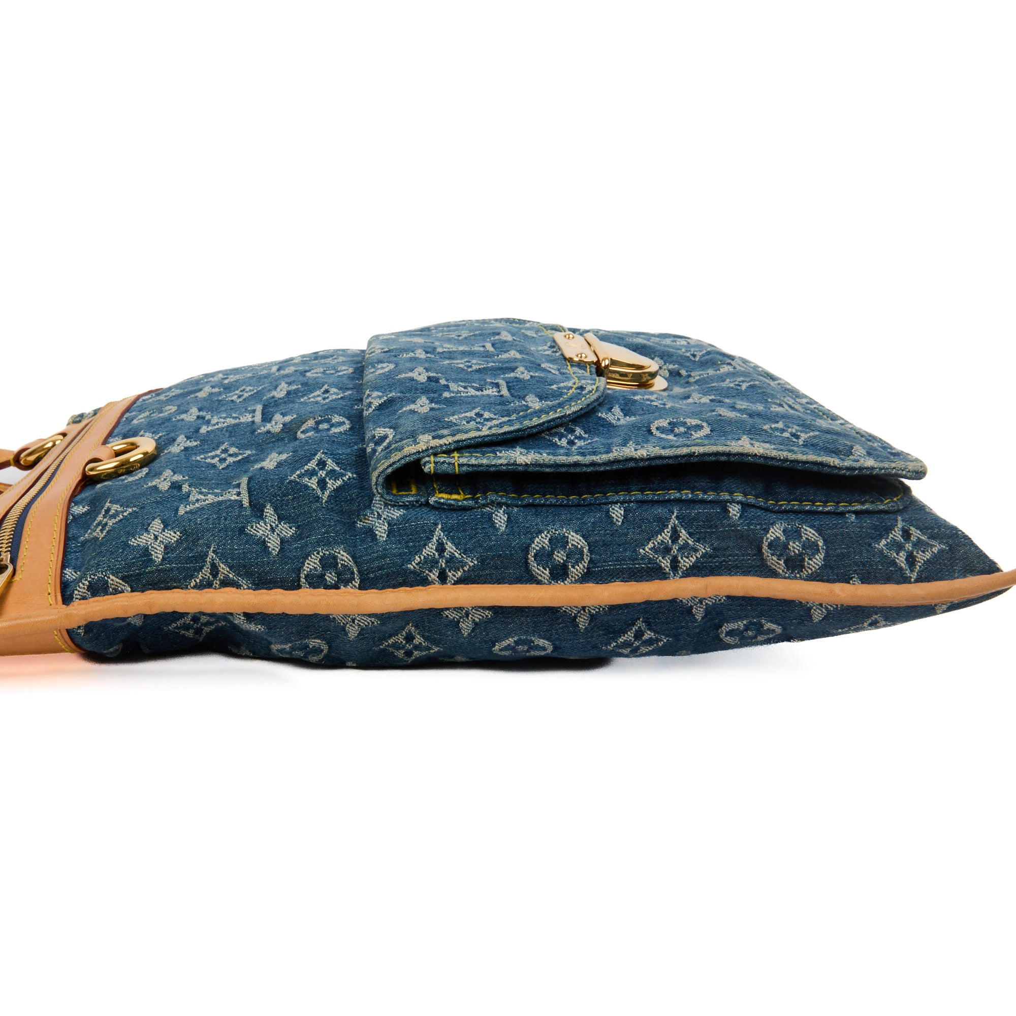 LOUIS VUITTON - Sac à main Plat monogram denim - Handbag