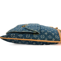 LOUIS VUITTON - Sac à main Plat monogram denim - Handbag