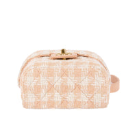 CHANEL - Sac bandoulière Mini Vanity tweed rose - Handbag