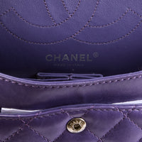CHANEL - 2.55 Medium Purple Leather Shoulder Bag - Handbag