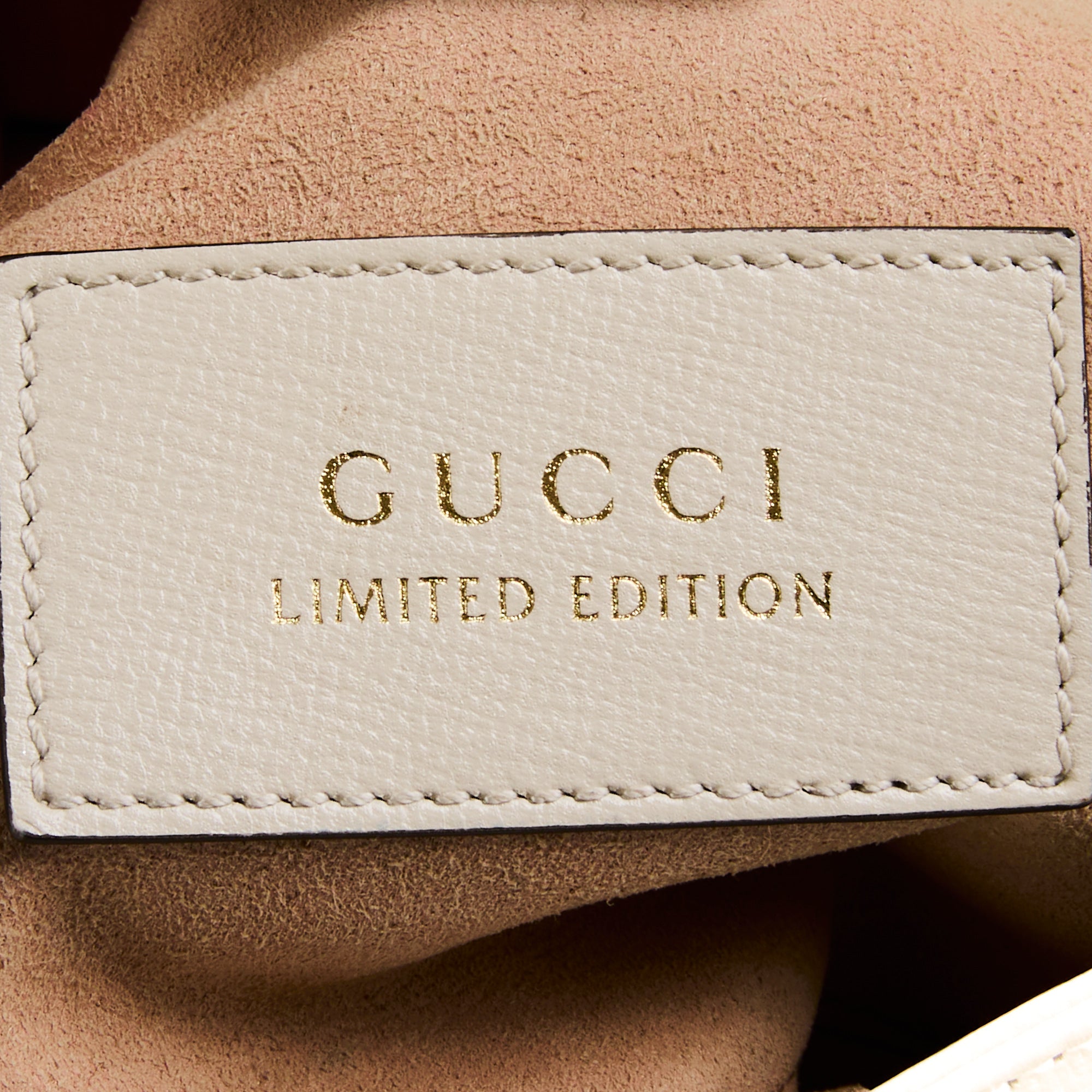 GUCCI - Sac à main Horsebit 1955 cuir python beige - Handbag