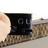 GUCCI - Sac à main Horsebit 1955 cuir python beige - Handbag