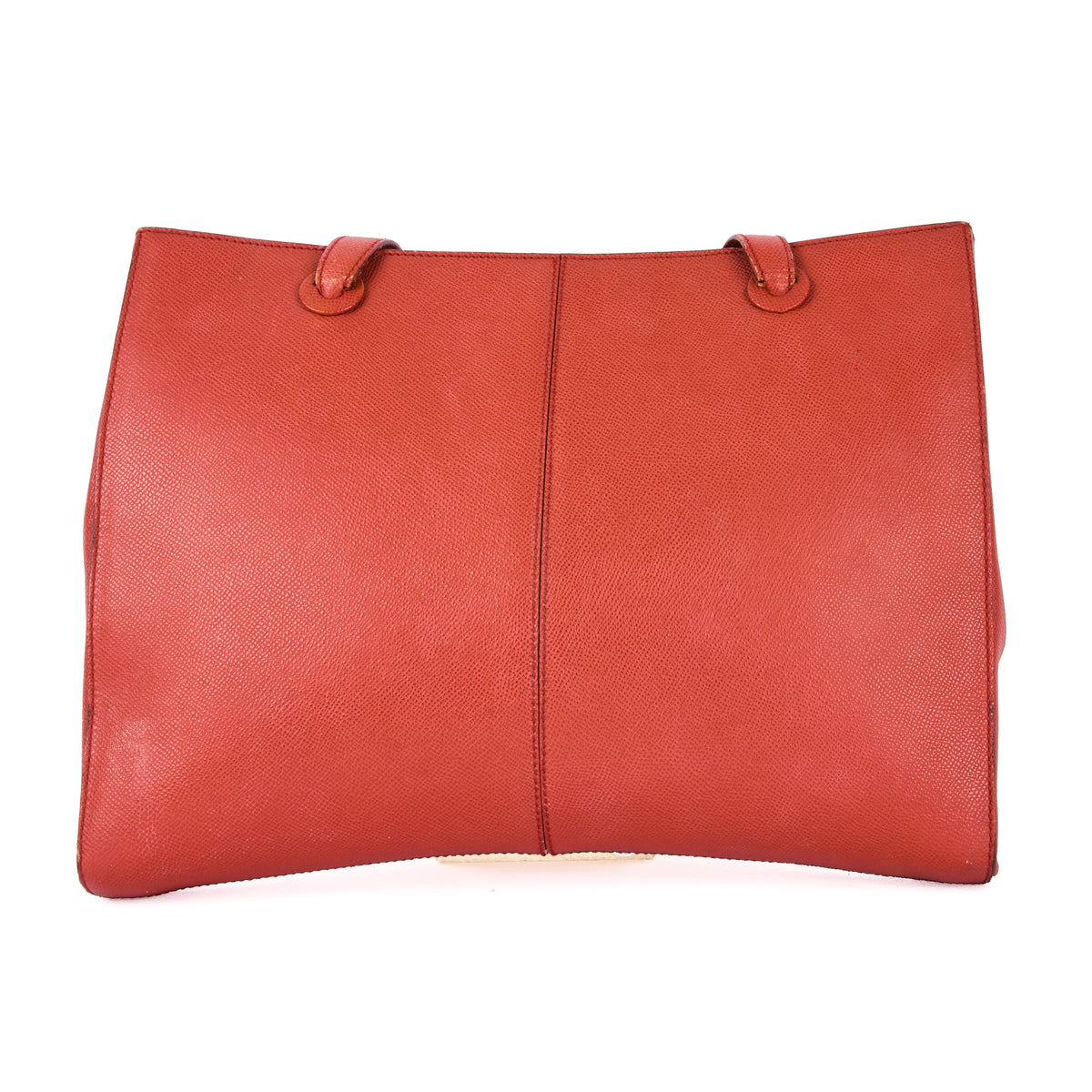 CHANEL Logo Plaque Red Leather Tote Bag – Authenticated Pre-Owned Luxury Bag from LuxSpace Paris