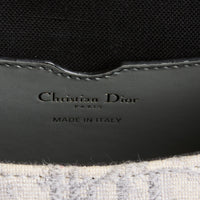 DIOR - Bobby Medium Shoulder Bag in Grey Oblique Canvas - Handbag
