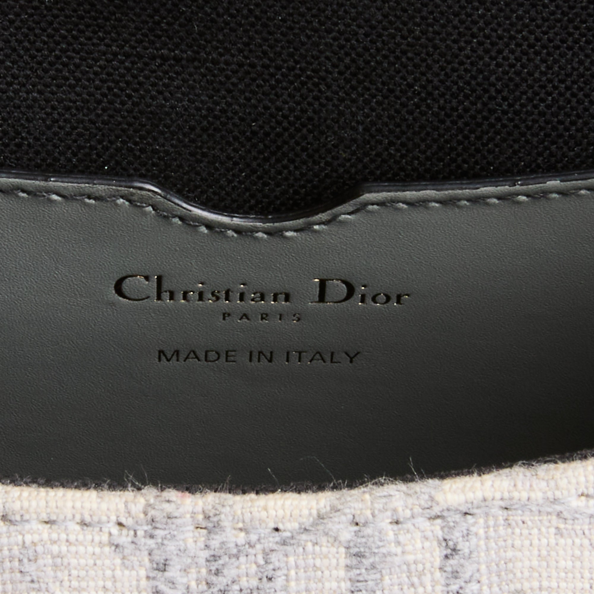 DIOR - Bobby Medium Shoulder Bag in Grey Oblique Canvas - Handbag