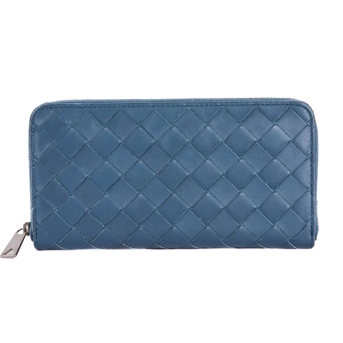 Authentic Bottega Veneta Intrecciato leather wallet