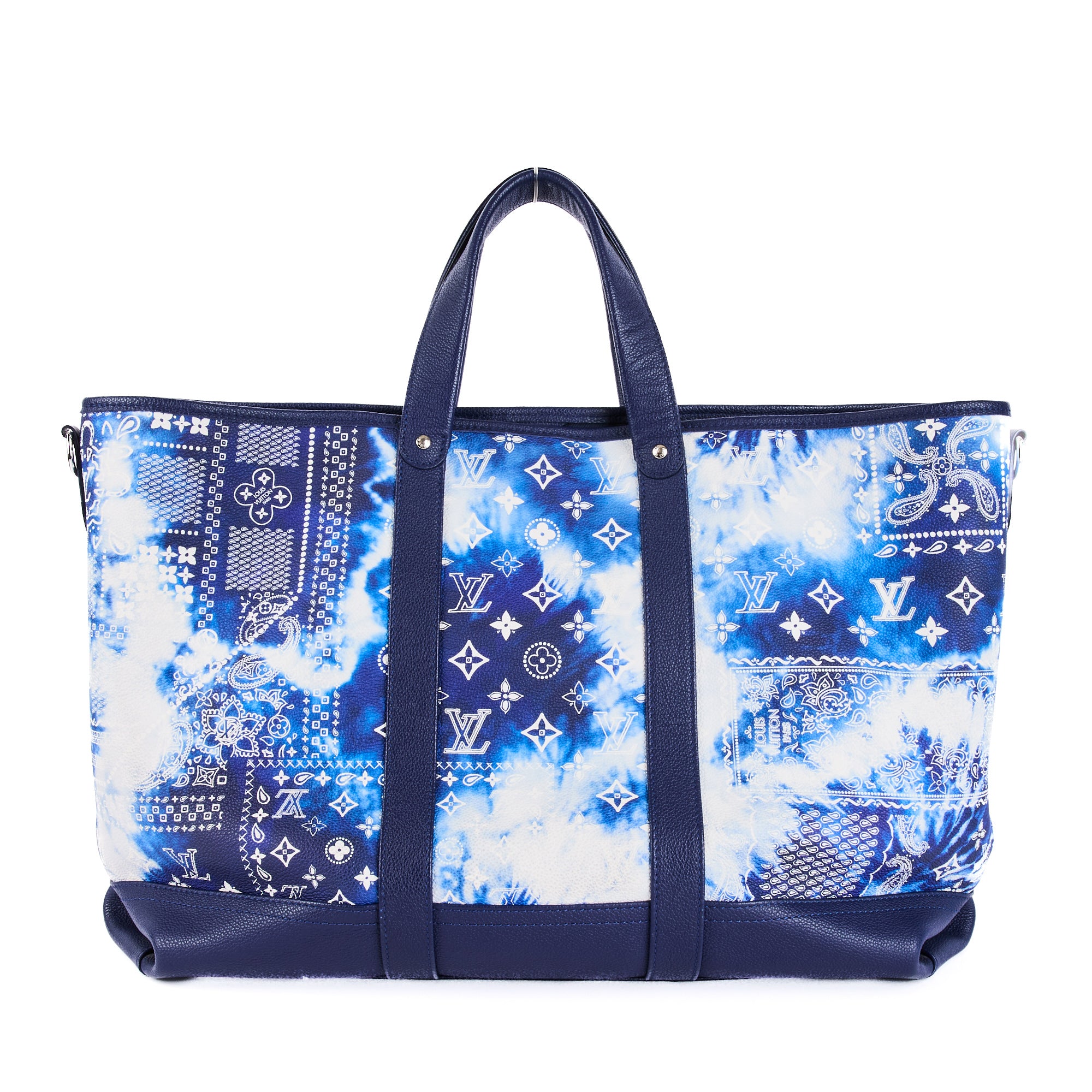 LOUIS VUITTON - Journey Monogram Bandana Blue Tote Bag - Handbag