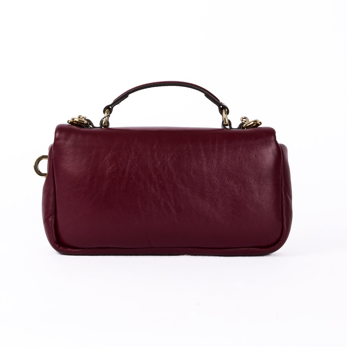 GUCCI Milano Puffy GG Burgundy Leather Shoulder Bag – Authenticated Pre-Owned Luxury Bag from LuxSpace Paris