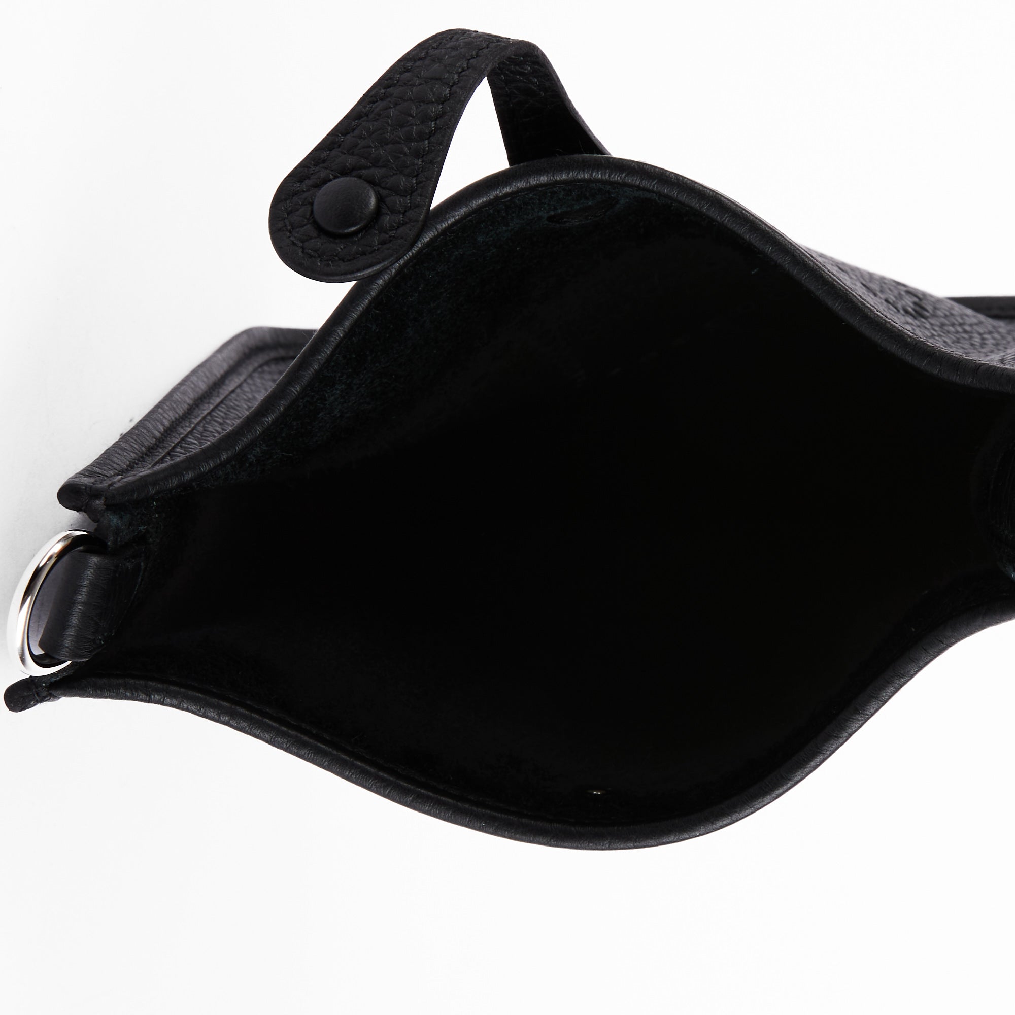 HERMES - Mini Evelyne 16 shoulder bag in black Togo leather - Handbag 