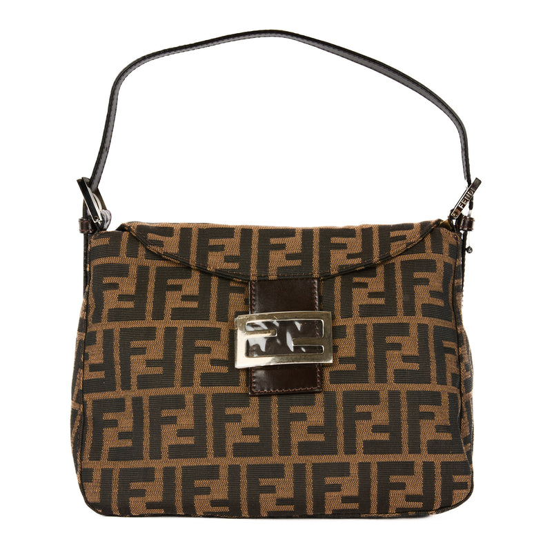 FENDI Mama Baguette Zucca Brown Canvas Bag – Authenticated Pre-Owned Luxury Bag from LuxSpace Paris