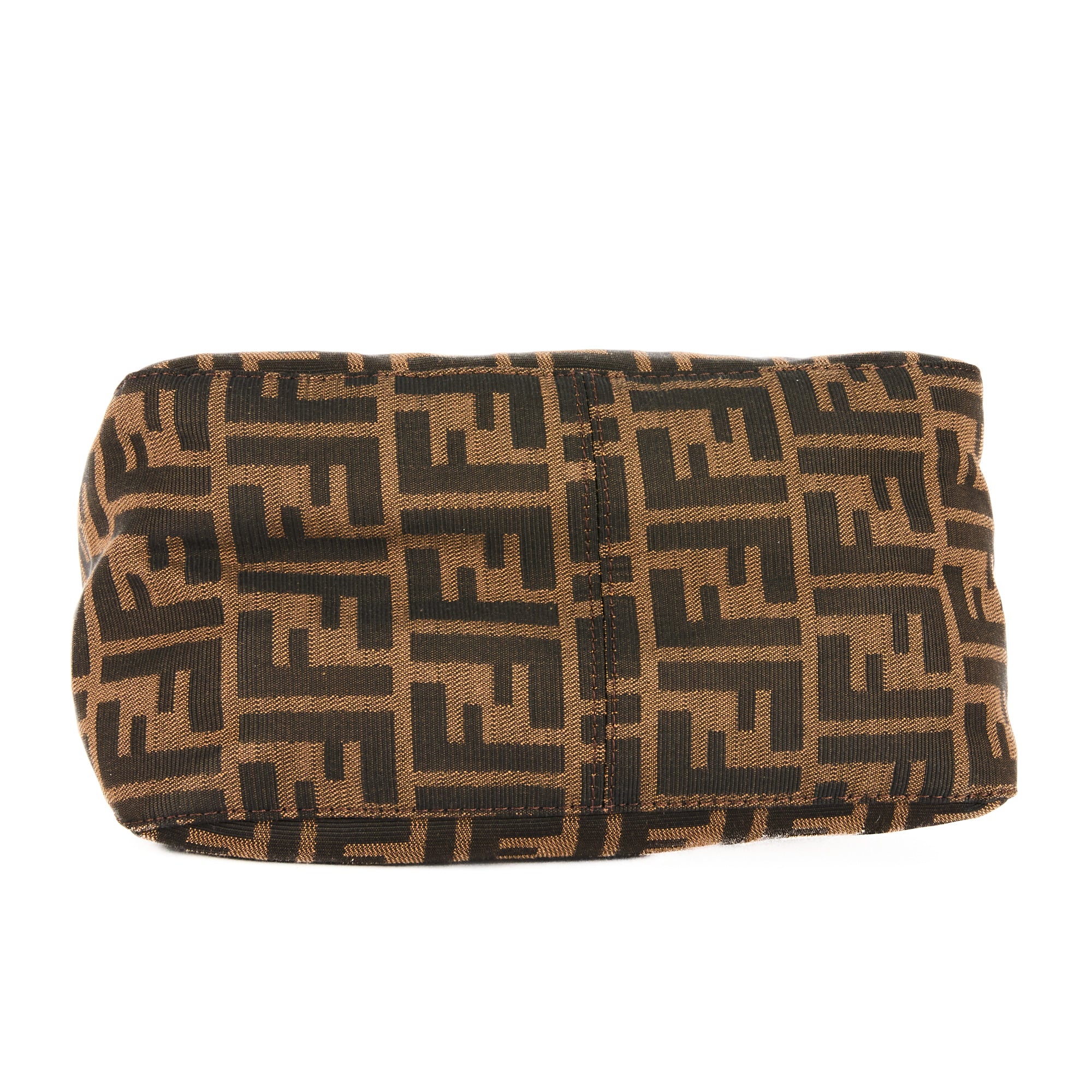 FENDI - Mama Baguette brown Zucca canvas handbag - Handbag
