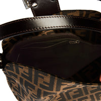 FENDI - Mama Baguette brown Zucca canvas handbag - Handbag