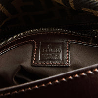 FENDI - Mama Baguette brown Zucca canvas handbag - Handbag
