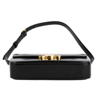 CELINE - Black leather Claude Triomphe handbag - Handbag