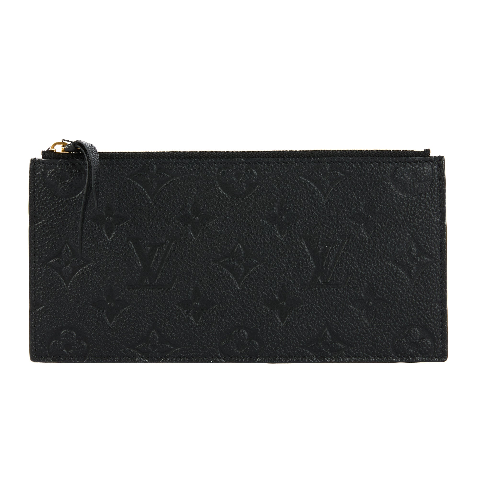 LOUIS VUITTON - Pochette Felicie cuir Monogram Empreinte noir - Handbag