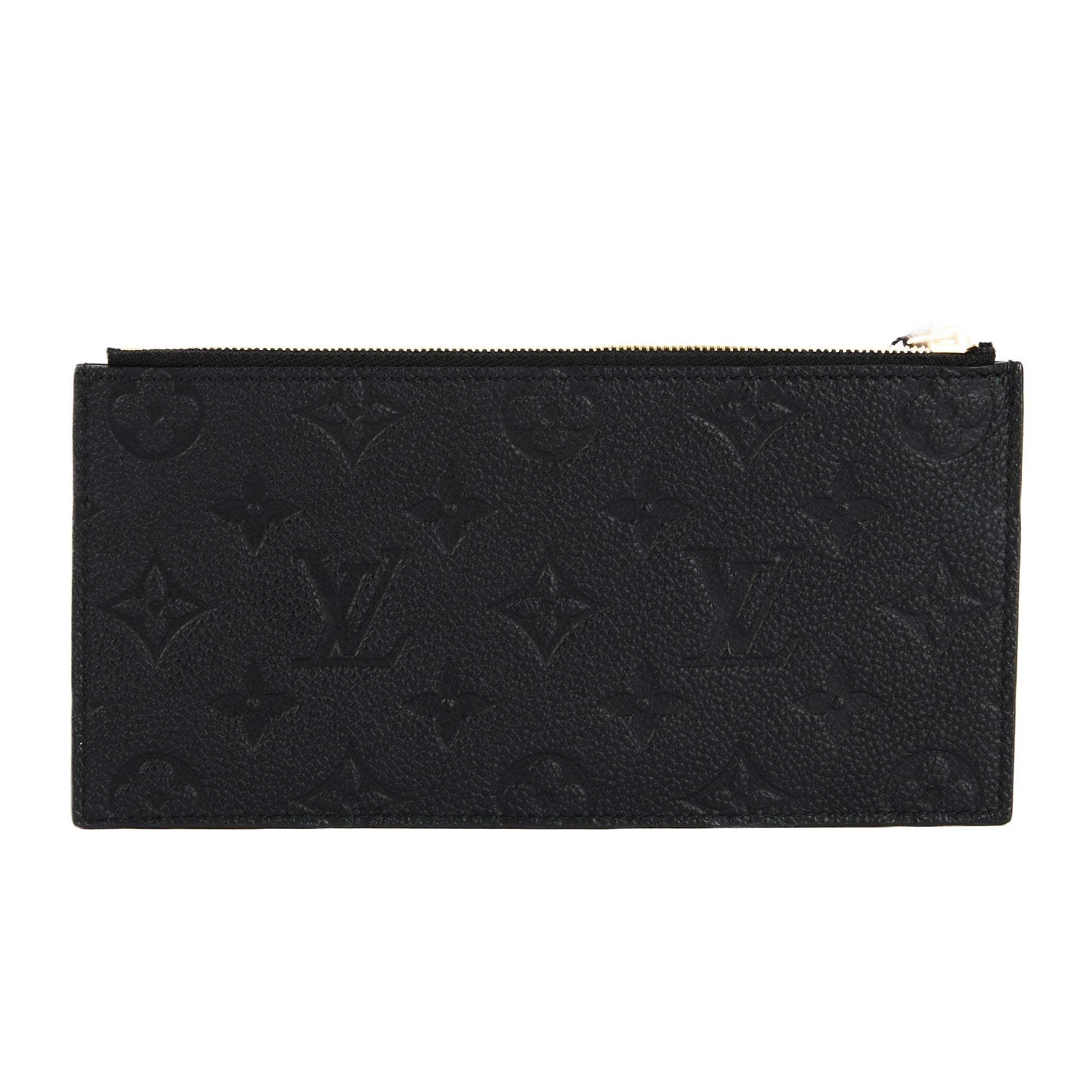 LOUIS VUITTON - Pochette Felicie cuir Monogram Empreinte noir - Handbag