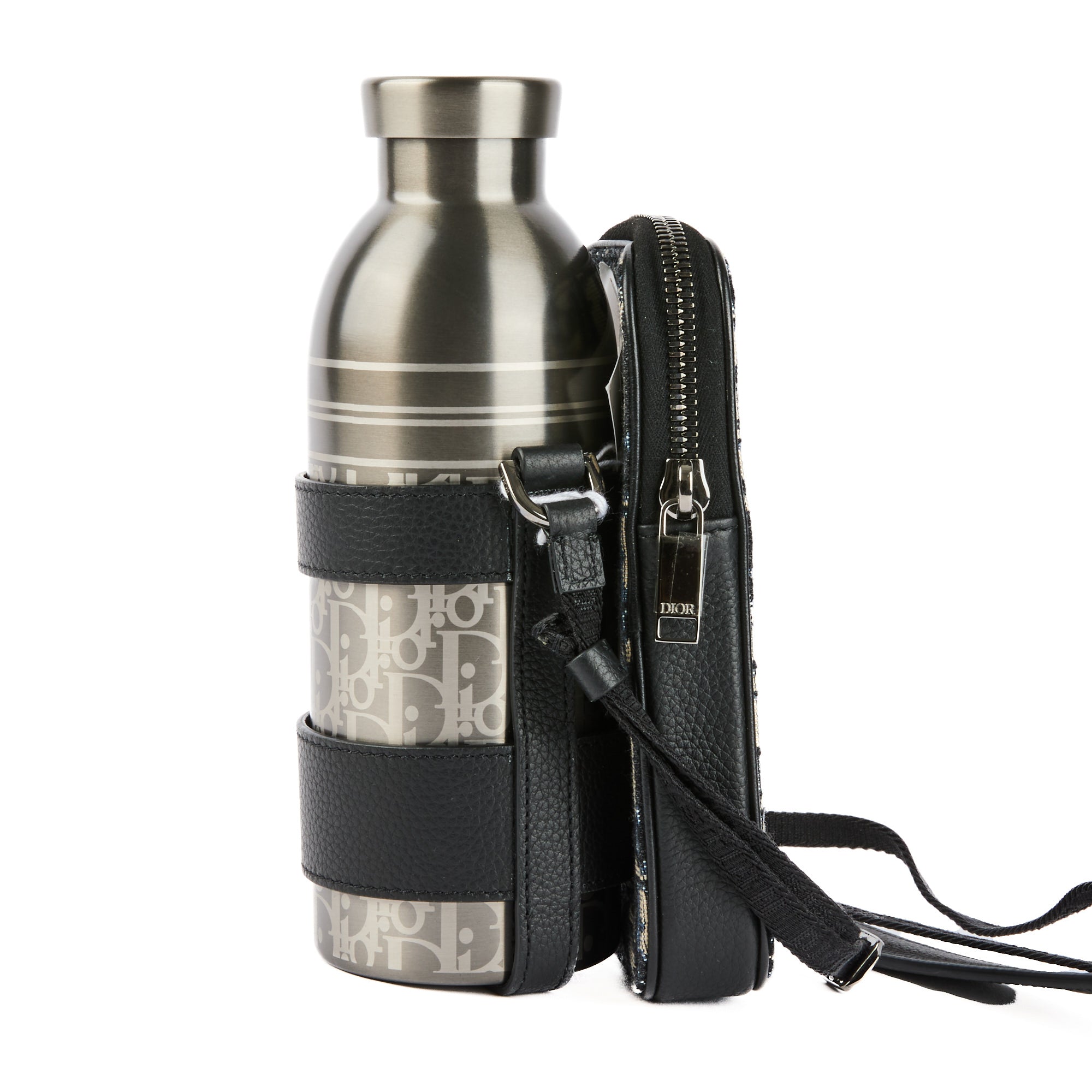 DIOR - Oblique Canvas Bottle Bag & Bottle - Hand bag